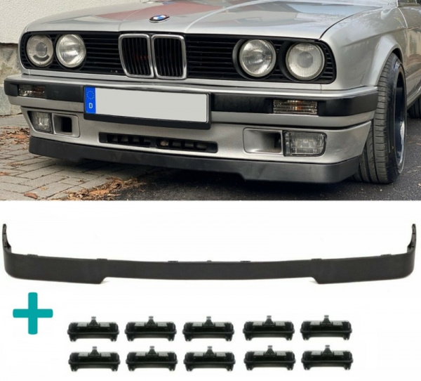 Performance Design Frontspoiler Lippe für BMW 3er E30 87-94 schwarz matt